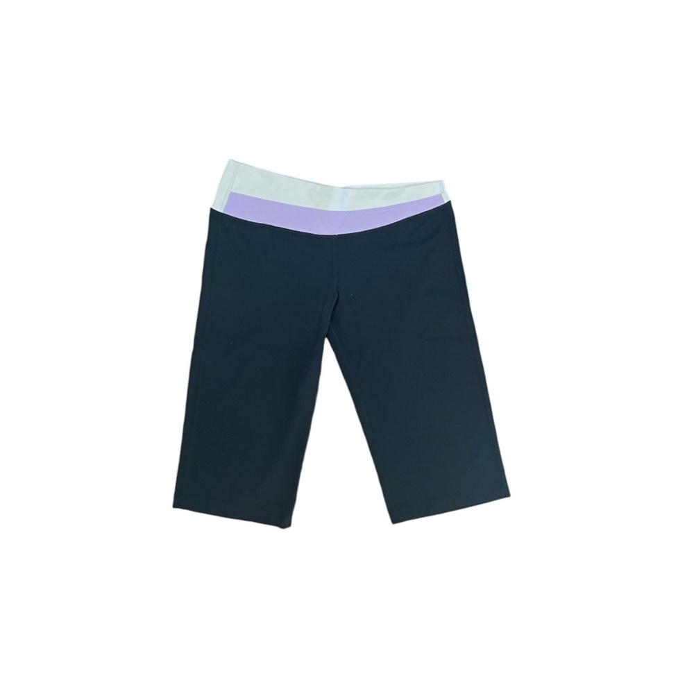 Lululemon Crop Pants Size 4 Reversible Mid Rise Yoga Capri